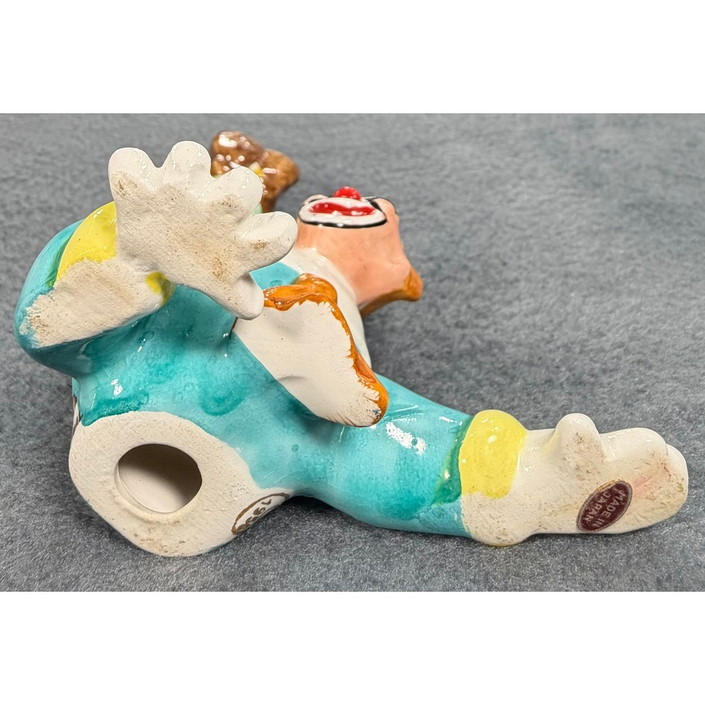 Vintage 1956 Yona Original Ceramic Circus Clown Handstand Acrobat Figurine 5" - Picture 12 of 13